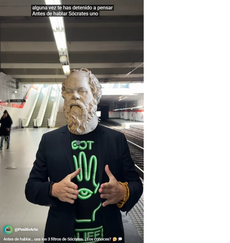 LOS TRES FILTROS DE SÓCRATES POSITIVARTE PSICOLOGÍA POSITIVA VALLECAS